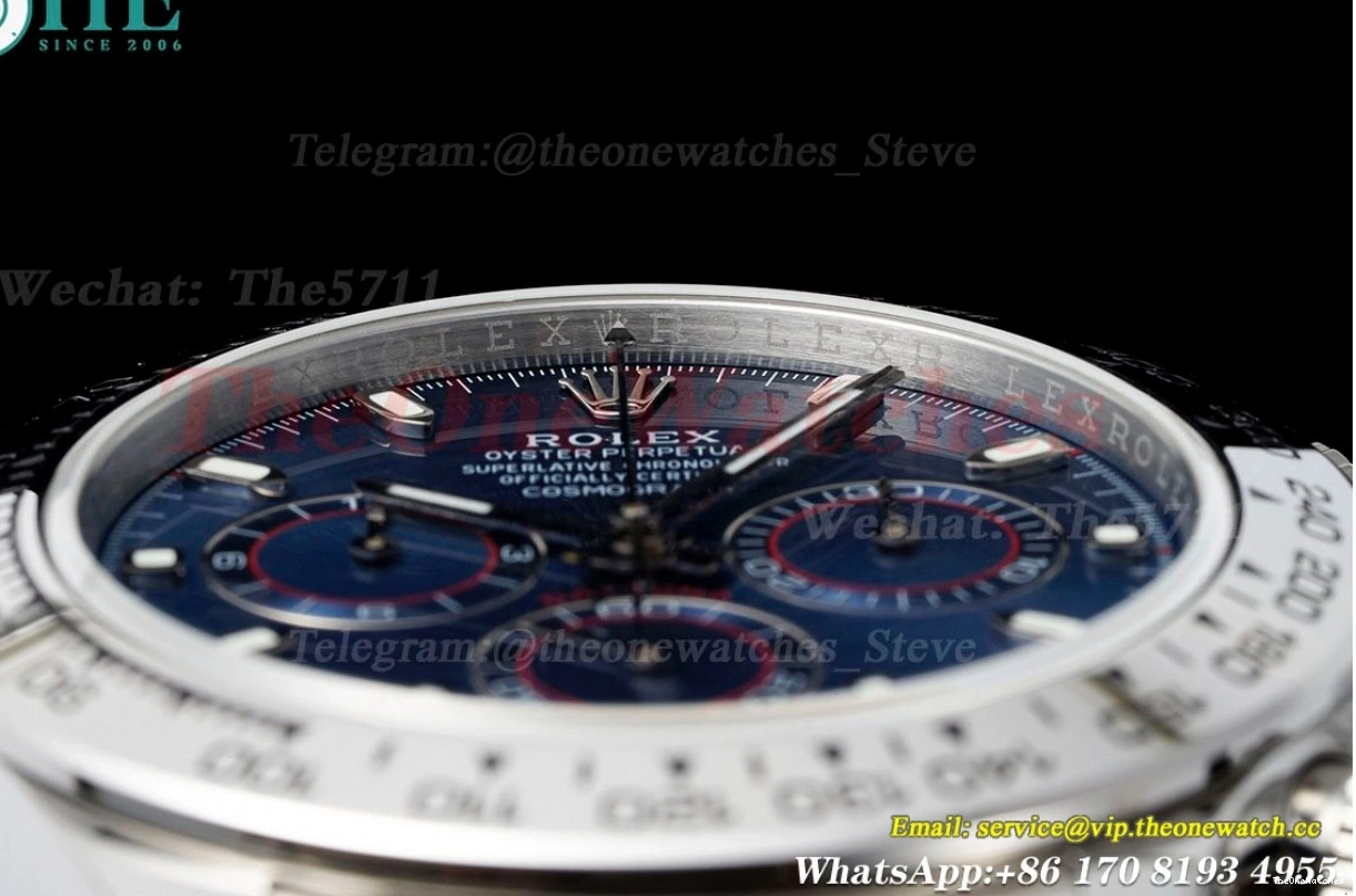 EWF Daytona Bule SS Dial A7750 904 Dark 116509 SS 0108